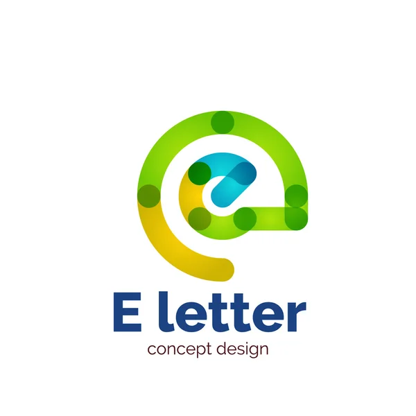 Wektor nowoczesny minimalistyczny list koncepcja logo — Wektor stockowy