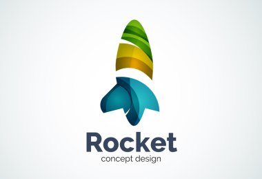 roket logo şablonu
