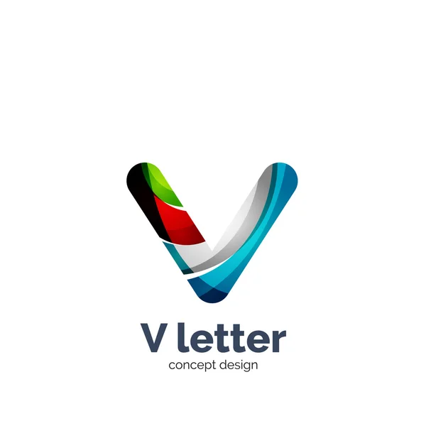 Lettera V logo — Vettoriale Stock