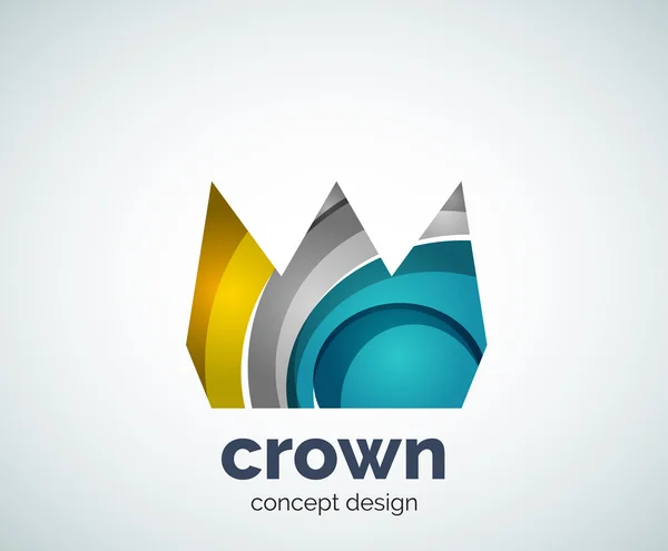 Plantilla Logo Corona — Vector de stock