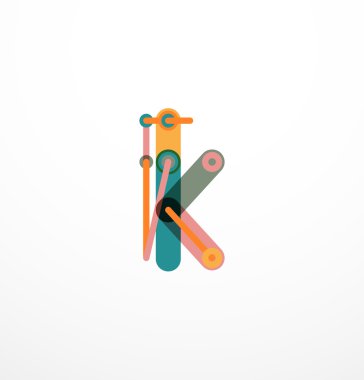 Özet satırı tasarım mektup logo