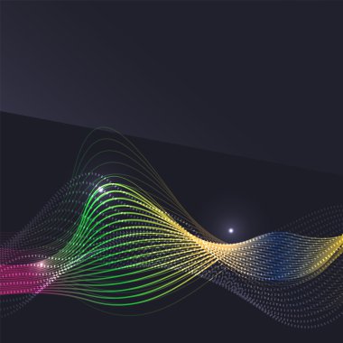 Koyu arka plan desen duman