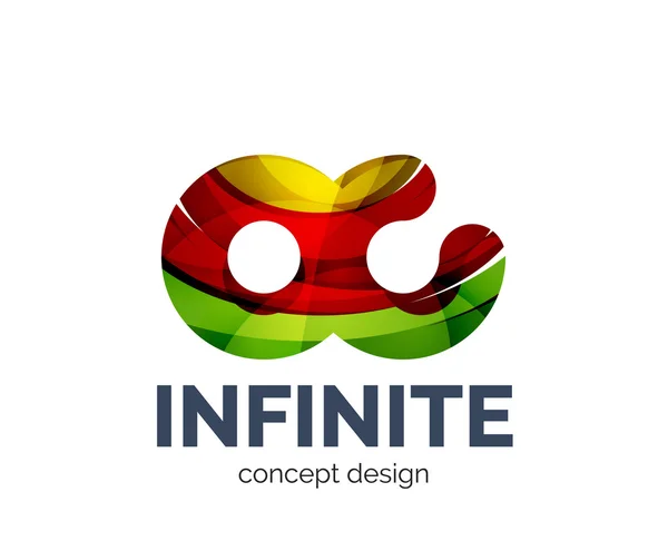 Ícone de marca de negócios de logotipo infinito — Vetor de Stock