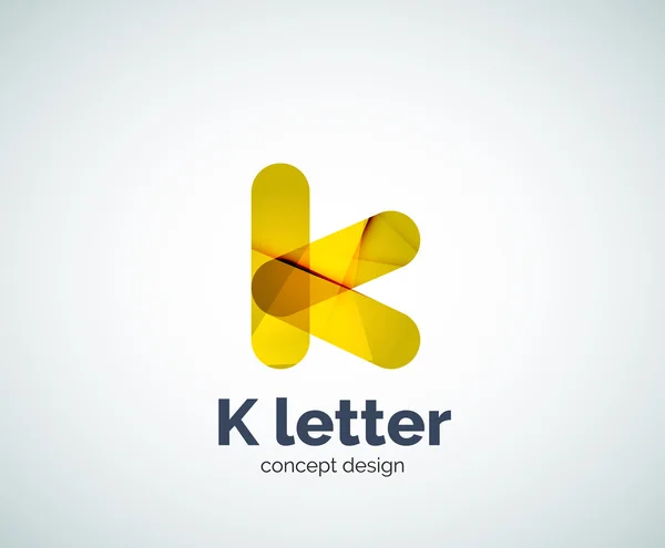 Lettera K logo — Vettoriale Stock