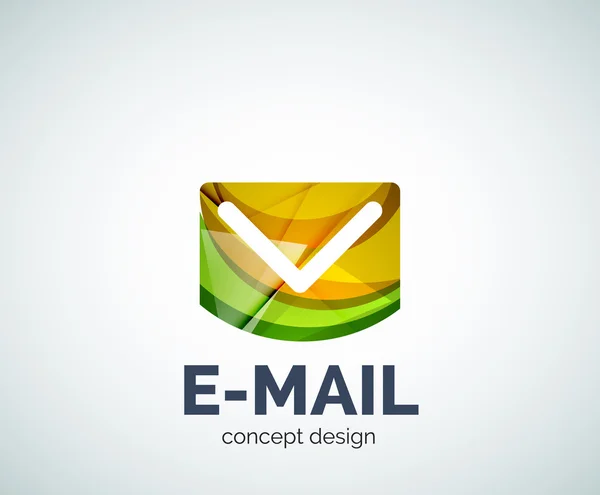 E-logotypen business branding ikonen — Stock vektor