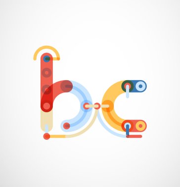 Karikatür doğrusal kutsal kişilerin resmi mektuplar