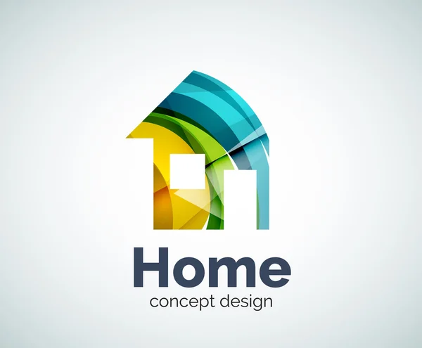 Domů nemovitosti logo šablona — Stockový vektor