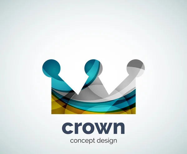 Crown logo template — Stock Vector