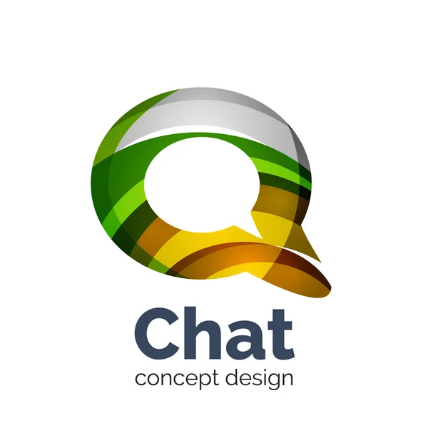 Geschäftsvektor-Logo-Vorlage - Chat-Wolke — Stockvektor