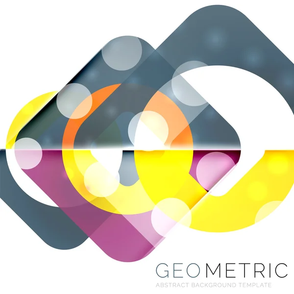Fundo abstrato mínimo geométrico com efeitos de luz —  Vetores de Stock
