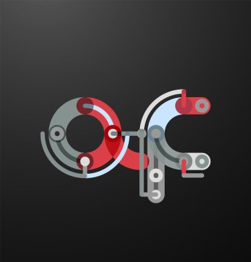 Karikatür doğrusal kutsal kişilerin resmi mektuplar