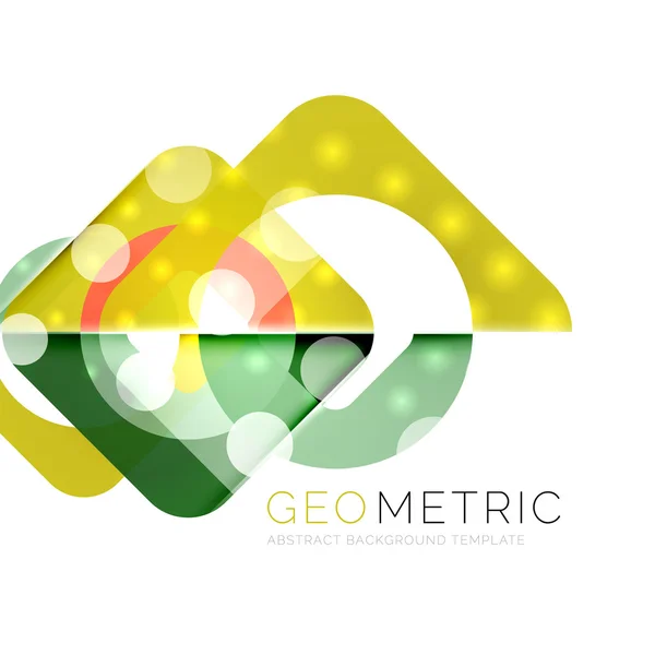 Moderne abstracte ronde vormen opeenvolging achtergrond — Stockvector