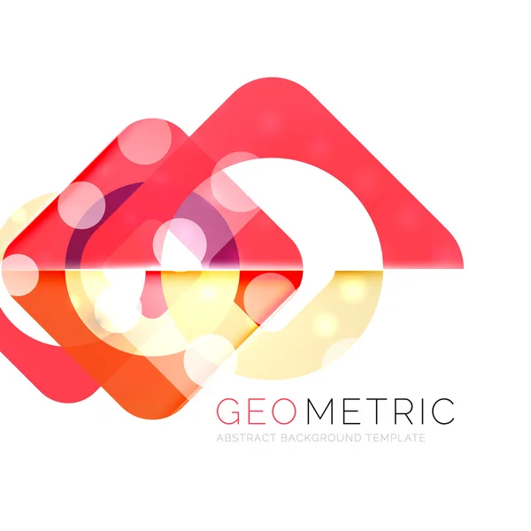 Fondo abstracto geométrico brillante — Vector de stock