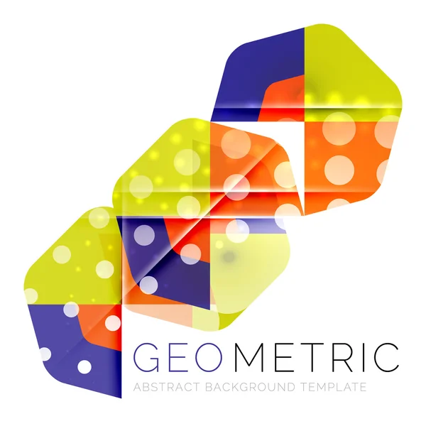 Moderne abstracte ronde vormen opeenvolging achtergrond — Stockvector