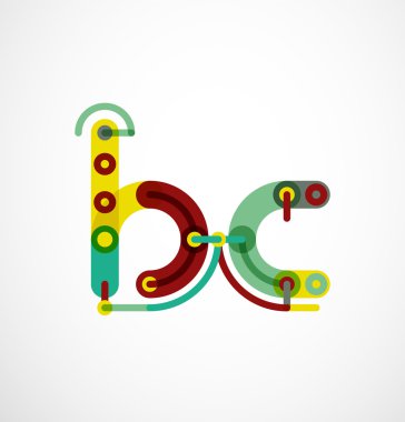 Karikatür doğrusal kutsal kişilerin resmi mektuplar