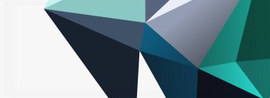 3d mozaik soyut arkaplan, düşük poli şekilli geometrik tasarım