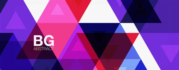 Mozaik háromszög minta elvont háttér borító, banner, szórólap és poszter és egyéb sablon — Stock Vector