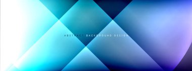 Vektör soyut arkaplan - gölgeler ve ışık efektleri ile sıvı gradyanı üzerinde daire ve çapraz çapraz. Metin için tekno ya da ticari parlak tasarım şablonları