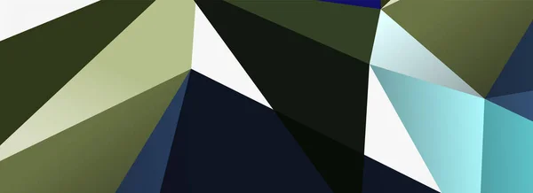 3d mozaika abstrakcyjne tła, niski kształt poli geometryczny projekt — Wektor stockowy