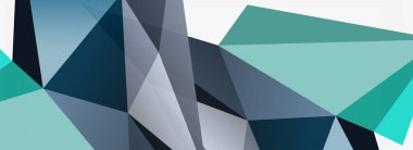 3d mozaik soyut arkaplan, düşük poli şekilli geometrik tasarım