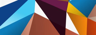 3d mozaik soyut arkaplan, düşük poli şekilli geometrik tasarım