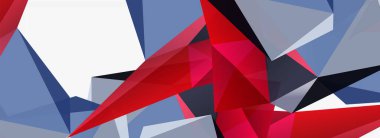 3d mozaik soyut arkaplan, düşük poli şekilli geometrik tasarım