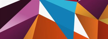 3d mozaik soyut arkaplan, düşük poli şekilli geometrik tasarım