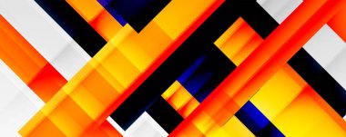 Gölge çizgileri, modern formlar, dikdörtgenler, kareler ve akışkan eğimlere sahip geometrik soyut arkaplanlar. Parlak renkli çizgiler serin arkaplanlar