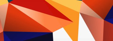 3d mozaik soyut arkaplan, düşük poli şekilli geometrik tasarım