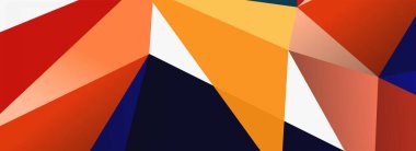 3d mozaik soyut arkaplan, düşük poli şekilli geometrik tasarım