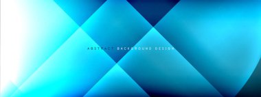 Vektör soyut arkaplan - gölgeler ve ışık efektleri ile sıvı gradyanı üzerinde daire ve çapraz çapraz. Metin için tekno ya da ticari parlak tasarım şablonları