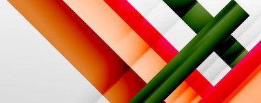 Gölge çizgileri, modern formlar, dikdörtgenler, kareler ve akışkan eğimlere sahip geometrik soyut arkaplanlar. Parlak renkli çizgiler serin arkaplanlar