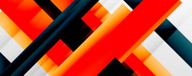 Gölge çizgileri, modern formlar, dikdörtgenler, kareler ve akışkan eğimlere sahip geometrik soyut arkaplanlar. Parlak renkli çizgiler serin arkaplanlar