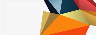 3d mozaik soyut arkaplan, düşük poli şekilli geometrik tasarım