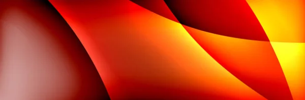 Fluid Gradient Neon Farbwellen, Vektor abstrakten Hintergrund — Stockvektor