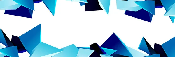 Trójkątna mozaika abstrakcyjne tło, trójkątne, niskie kształty poli. Ilustracja wektora geometrycznego dla okładek, banerów, ulotek i plakatów oraz pozostałych — Wektor stockowy