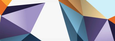 3d mozaik soyut arkaplan, düşük poli şekilli geometrik tasarım