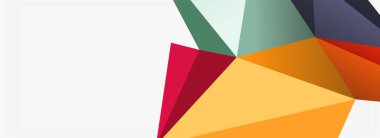 3d mozaik soyut arkaplan, düşük poli şekilli geometrik tasarım