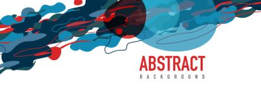 Moda sıvı biçimi, soyut tasarım şekilleri, pankartlar, broşürler, posterler, web iniş sayfaları, kapaklar veya pankartlar için dinamik vektör arkaplanı
