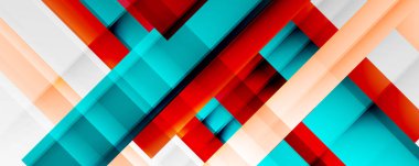 Gölge çizgileri, modern formlar, dikdörtgenler, kareler ve akışkan eğimlere sahip geometrik soyut arkaplanlar. Parlak renkli çizgiler serin arkaplanlar