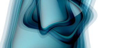 Çemberler ve baloncuklar soyut arka plan. Web pankartı, uygulama veya poster için sıvı yuvarlak şekiller