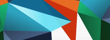 3d mozaik soyut arkaplan, düşük poli şekilli geometrik tasarım