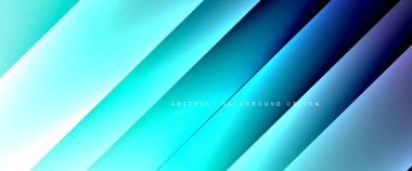 Dinamik diyagonal çizgileri olan akışkan eğimler soyut arkaplan. Dinamik ışık ve gölge efektleriyle parlak renkler. Vektör duvar kağıdı veya poster