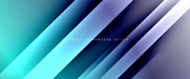 Dinamik diyagonal çizgileri olan akışkan eğimler soyut arkaplan. Dinamik ışık ve gölge efektleriyle parlak renkler. Vektör duvar kağıdı veya poster