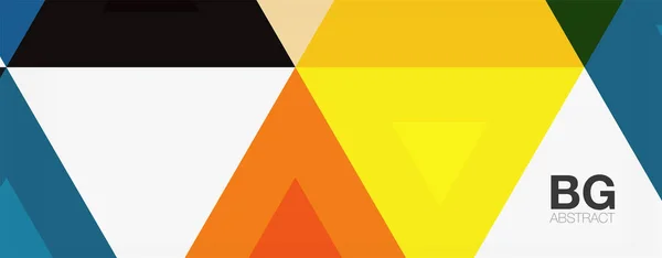 Mosaico modello triangolo sfondo astratto per copertina, banner, volantino e poster e altro modello — Vettoriale Stock