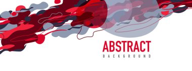 Moda sıvı biçimi, soyut tasarım şekilleri, pankartlar, broşürler, posterler, web iniş sayfaları, kapaklar veya pankartlar için dinamik vektör arkaplanı