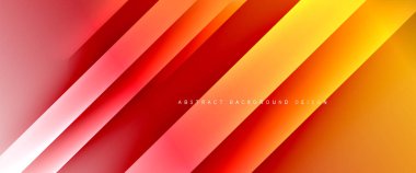 Dinamik diyagonal çizgileri olan akışkan eğimler soyut arkaplan. Dinamik ışık ve gölge efektleriyle parlak renkler. Vektör duvar kağıdı veya poster