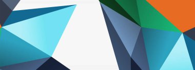 3d mozaik soyut arkaplan, düşük poli şekilli geometrik tasarım