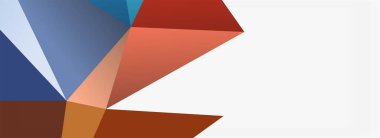 3d mozaik soyut arkaplan, düşük poli şekilli geometrik tasarım