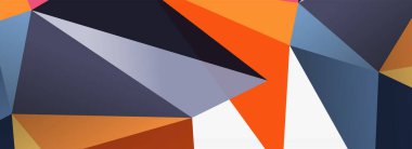 3d mozaik soyut arkaplan, düşük poli şekilli geometrik tasarım